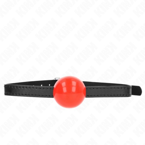 Kink Solid Red Ball Gag 4 cm