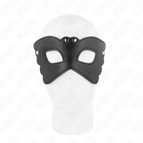 Kink Butterfly Faux Leather Mask - Enhance Your BDSM Experience