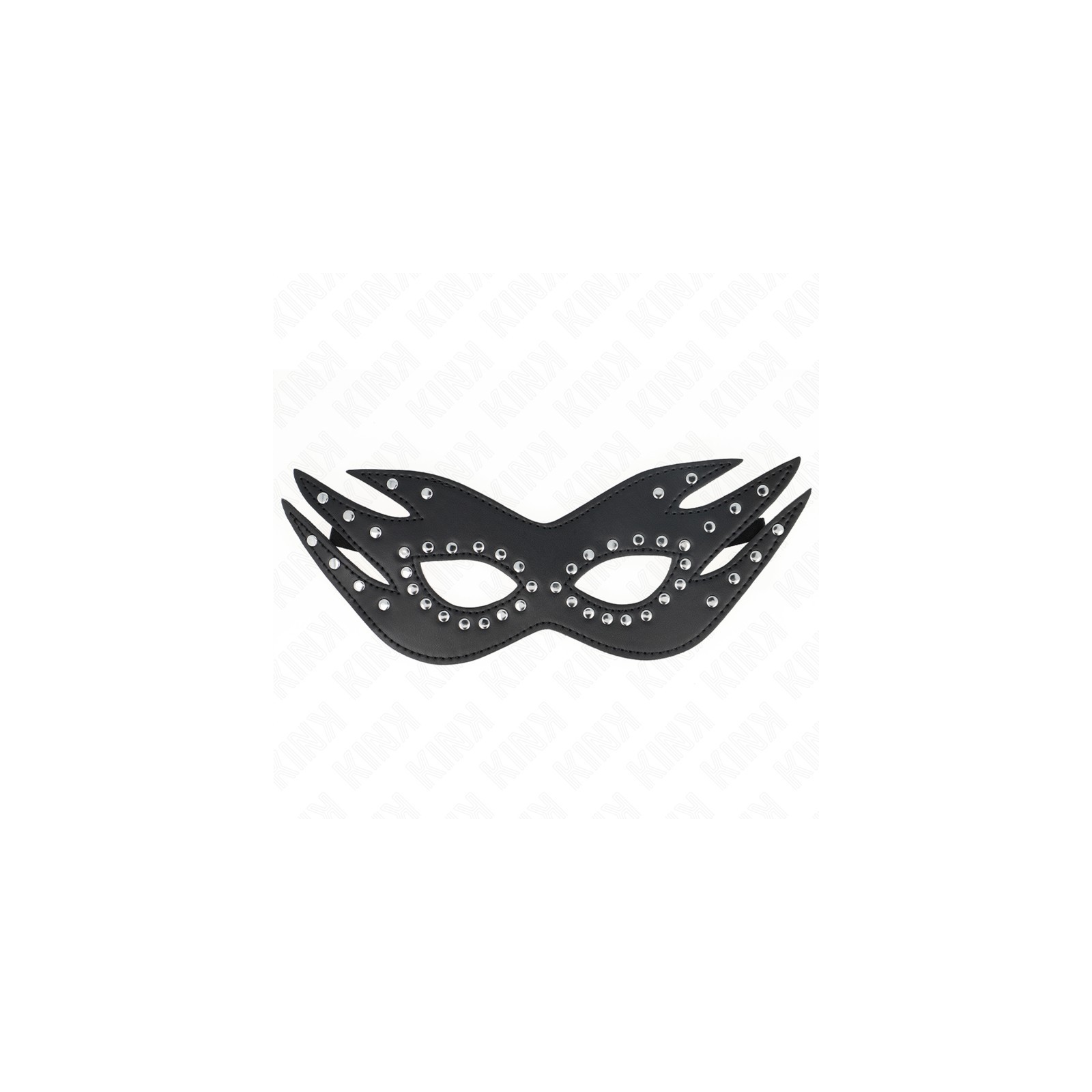 Kink Faux Leather Studded Mask Model 3