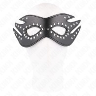 Kink Faux Leather Studded Mask Model 3