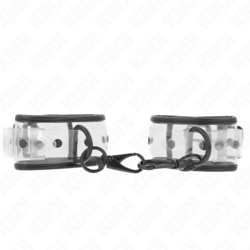 Kink Adjustable Wrist Cuffs Transparent - Ultimate BDSM Gear