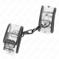 Kink Adjustable Wrist Cuffs Transparent - Ultimate BDSM Gear