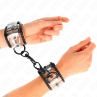 Kink Adjustable Wrist Cuffs Transparent - Ultimate BDSM Gear