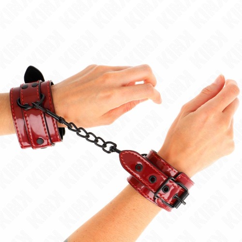 Kink Dark Red Wrist Cuffs 23x5cm