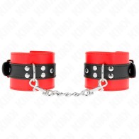 Adjustable Red and Black Wrist Straps