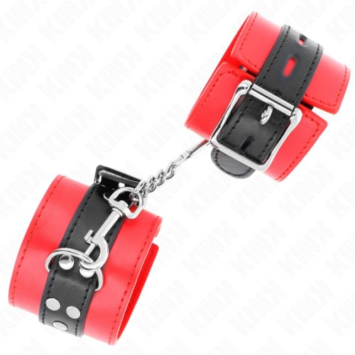 Adjustable Red and Black Wrist Straps