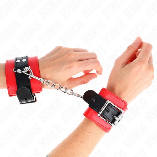 Adjustable Red and Black Wrist Straps