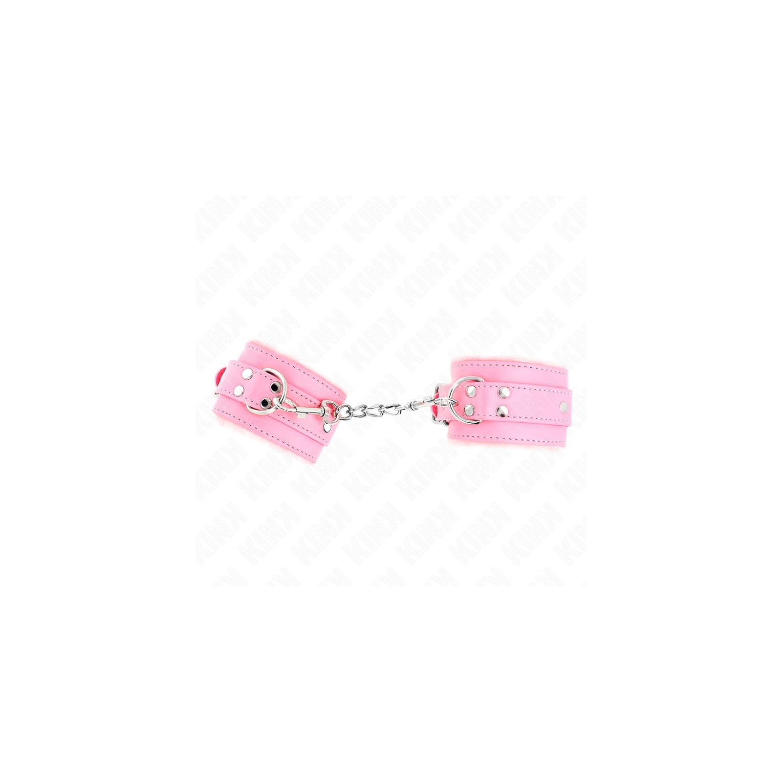 Kink Padded Pink Wrist Cuffs with Adjustable Strap