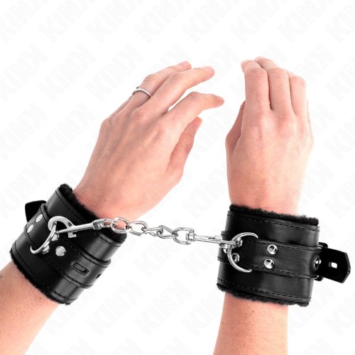 Kink Padded Wrist Cuffs with Square Holes