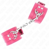 Kink Muñequeras Fucsia Ajustables