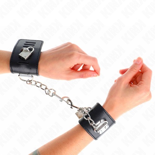 Adjustable Lockable Wrist Cuffs for BDSM Play