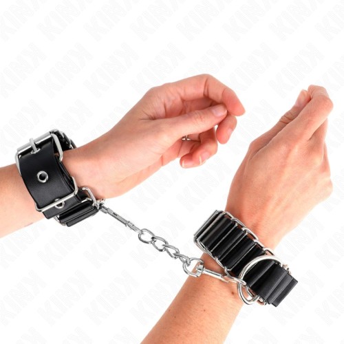 Kink Adjustable Hinged Cuffs - Black and Durable