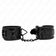 Kink Adjustable Diamond Pattern Black Wristbands