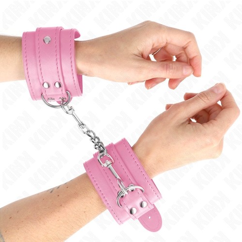 Kink Simple Wrist Cuffs Pink