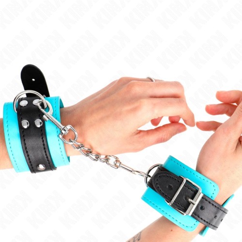 Kink Adjustable Wrist Cuffs Blue L/XL