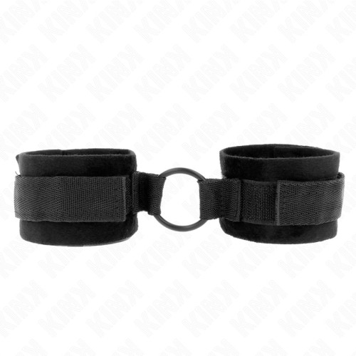 Kink Adjustable Wrist Cuffs 25 Cm with 4 Cm Ring - BDSM Fun