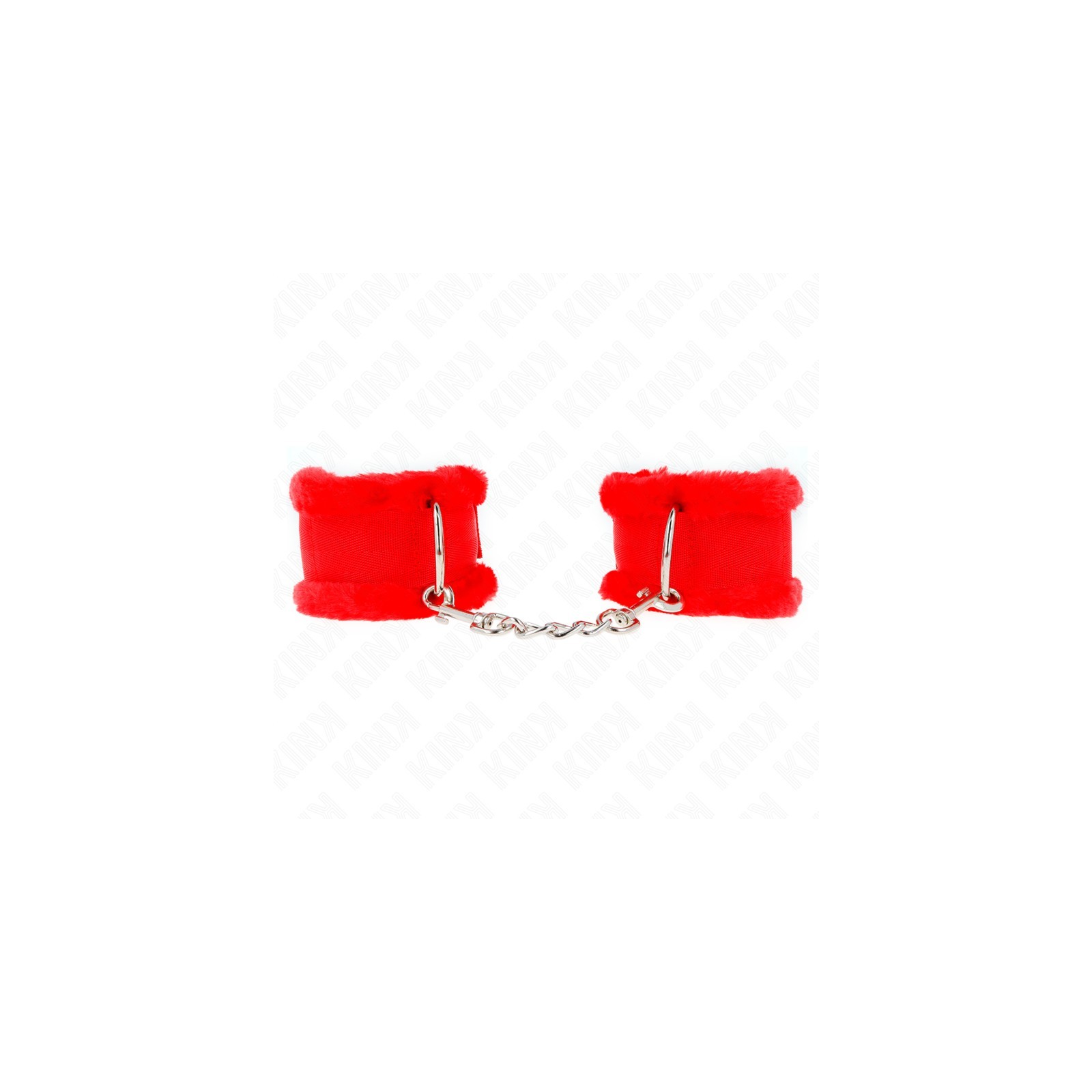 Kink Adjustable Red Cuffed Wrist Restraints - 17-31 cm x 7 cm