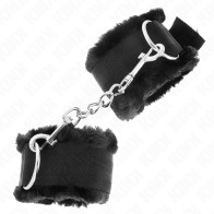 Kink - Fleece Lined Adjustable Cuffs Black