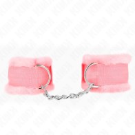 Kink Adjustable Pink Cuffs for BDSM