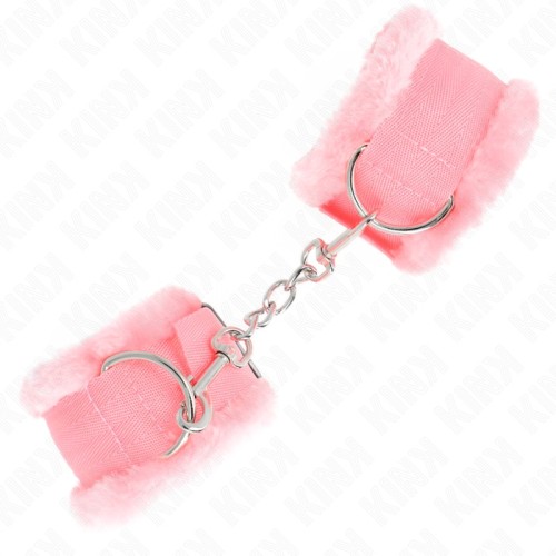 Kink Adjustable Pink Cuffs for BDSM