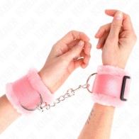 Kink Adjustable Pink Cuffs for BDSM