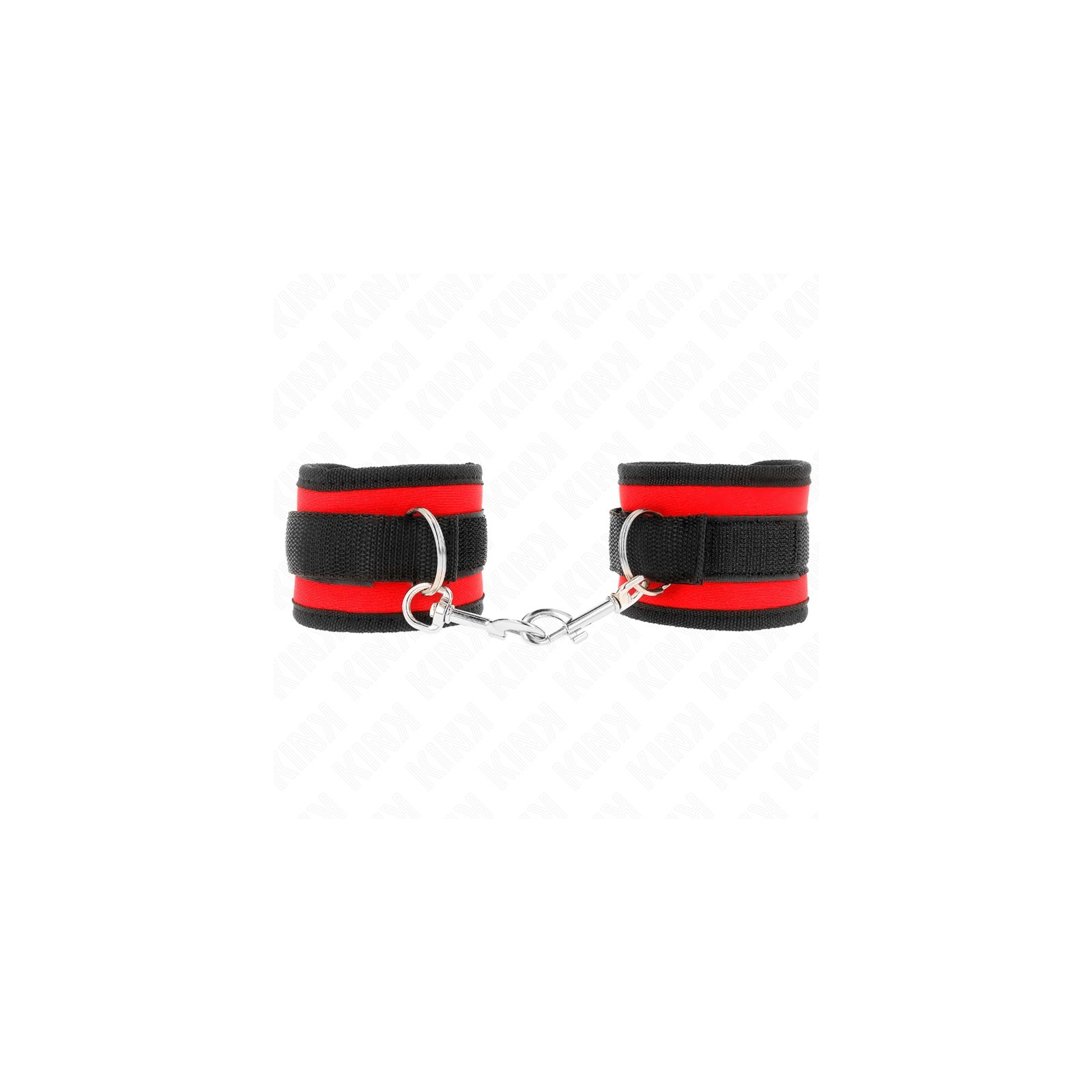 Kink Adjustable Nylon Wrist Restraints - Red-Black