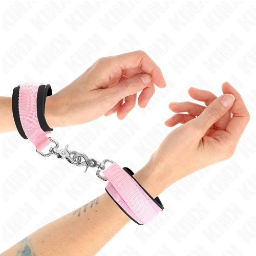 Kink Neoprene Wrist Cuffs - Adjustable Pink