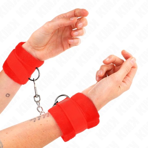 Kink Beginner Wrist Restraints Red