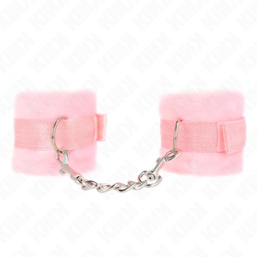 Kink Beginner Wrist Cuffs Pink - Comfort and Style