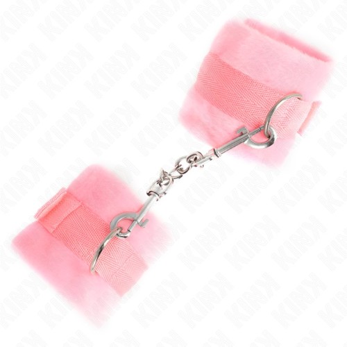 Kink Beginner Wrist Cuffs Pink - Comfort and Style