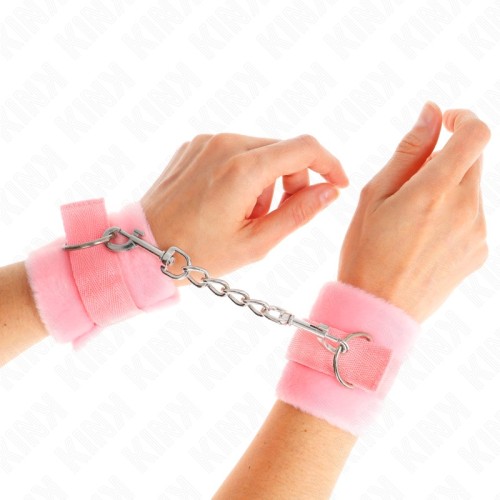 Kink Beginner Wrist Cuffs Pink - Comfort and Style