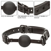 Nocturnal Silicone Ball Gag Black