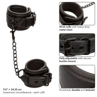 Nocturnal Adjustable Leather Wrist Cuffs