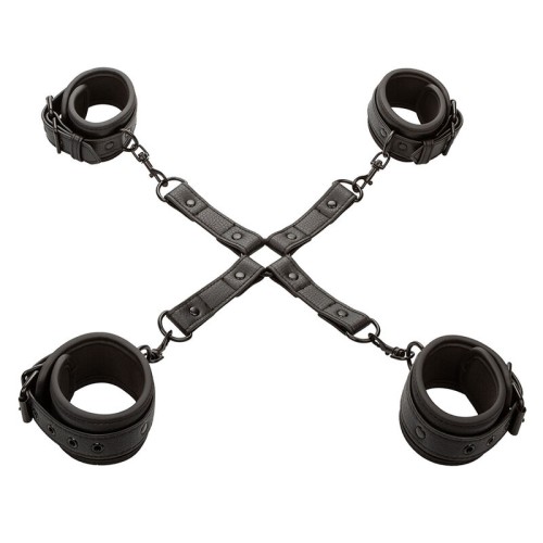 Nocturnal Conector Hog Tie Cuero Ajustable Negro