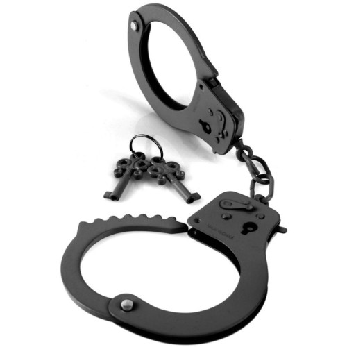 Black Metal Handcuffs