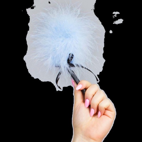 Secretplay Marabou Feather Duster Blue for Sensual Play