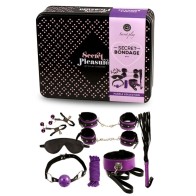 Secretplay 8 pcs BDSM Bondage Set Purple Black