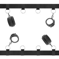 Fetish Submissive - Luxury Bed Restraint Set with Neoprene Lining