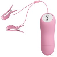 Romantic Wave Vibrating Nipple Clamps with Electroshock - Ultimate Pleasure