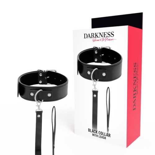 Darkness Collar with Chain for BDSM