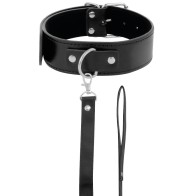 Darkness Collar with Chain for BDSM