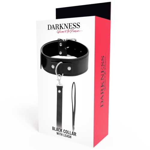 Darkness Collar with Chain for BDSM