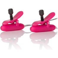 Vibrating Nipple Clamps Pink - Pleasure and Excitement