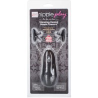 Nipple Clamps Vibrant Heated - Black