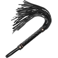 Begme Black Edition Vegan Leather Whip for Fetish Play