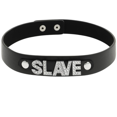 Choker Cuero Vegano Slave de Coquette Chic