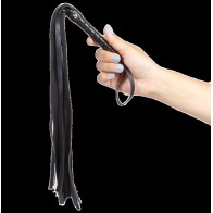 Black Bondage Whip for BDSM Play