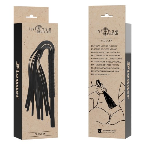 Intense Vegan Leather Whip for BDSM