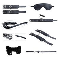 Secret Desires 7-Piece Bondage Kit Black - Ultimate Exploration