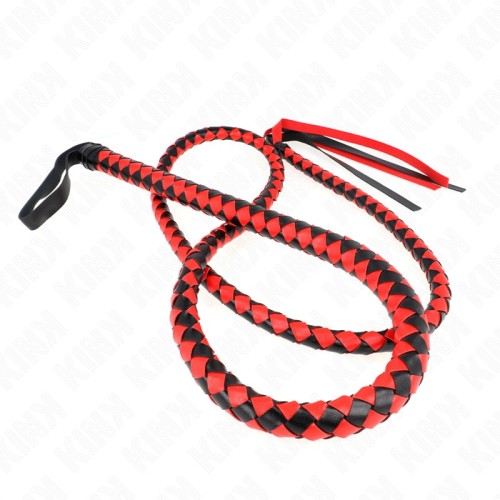 Kink Long Red Snake Whip 210cm